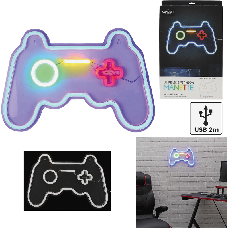 Lampe tube led manette usb