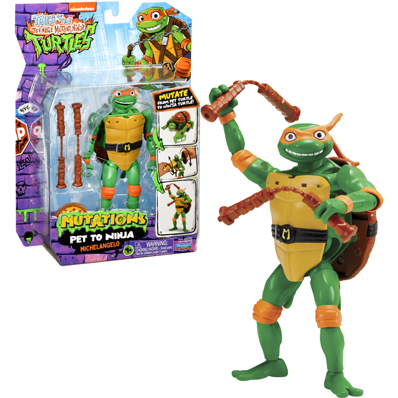 Figurine 15 cm transfo Tortues Ninja assorti*