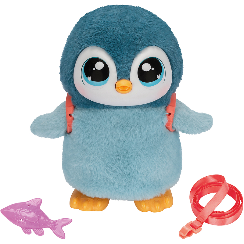 Peluche 20 cm pingouin live pets