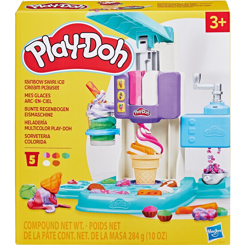 Mes glaces arc en ciel play-doh