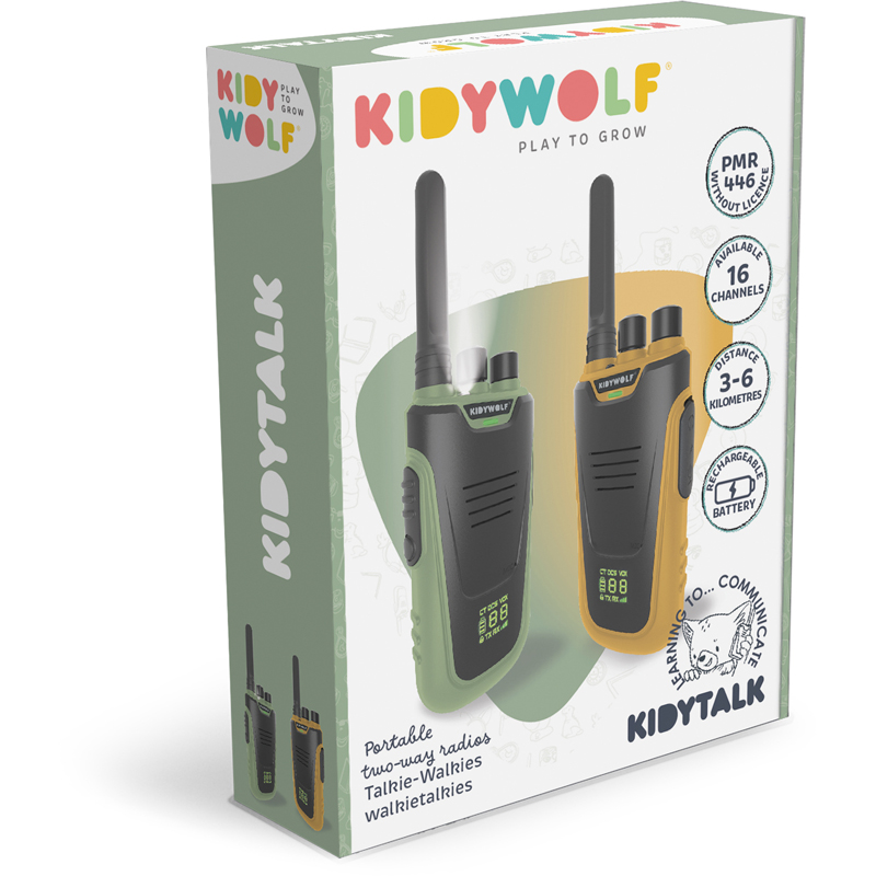 Talkie walkie vert/orange