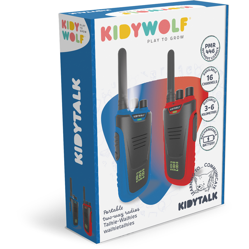 Talkie walkies bleu/rouge