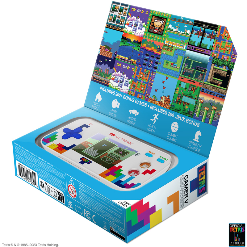 Console portable tetris