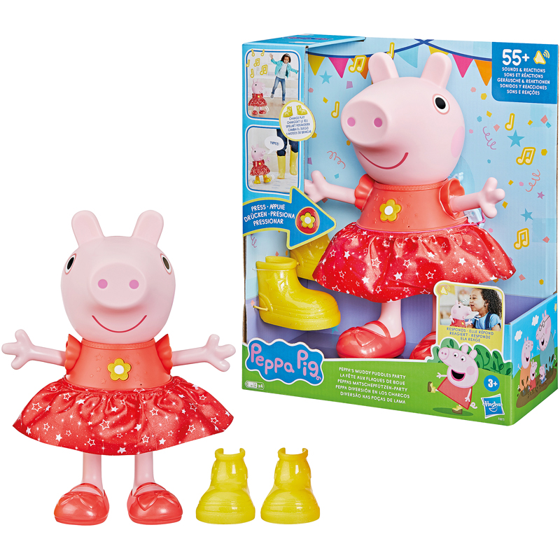 Figurine 30 cm interactif peppa