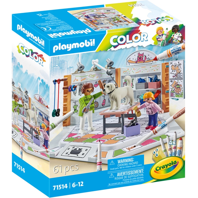 Playmobil Color 71514 - Salon de toilettage