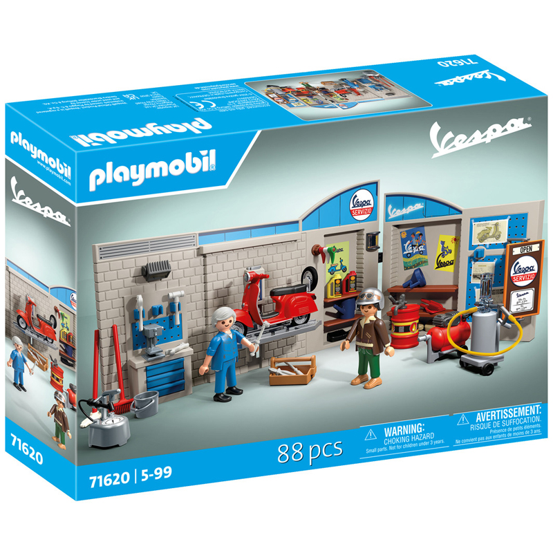 Playmobil Vespa 71620 - Garage retro ans 60