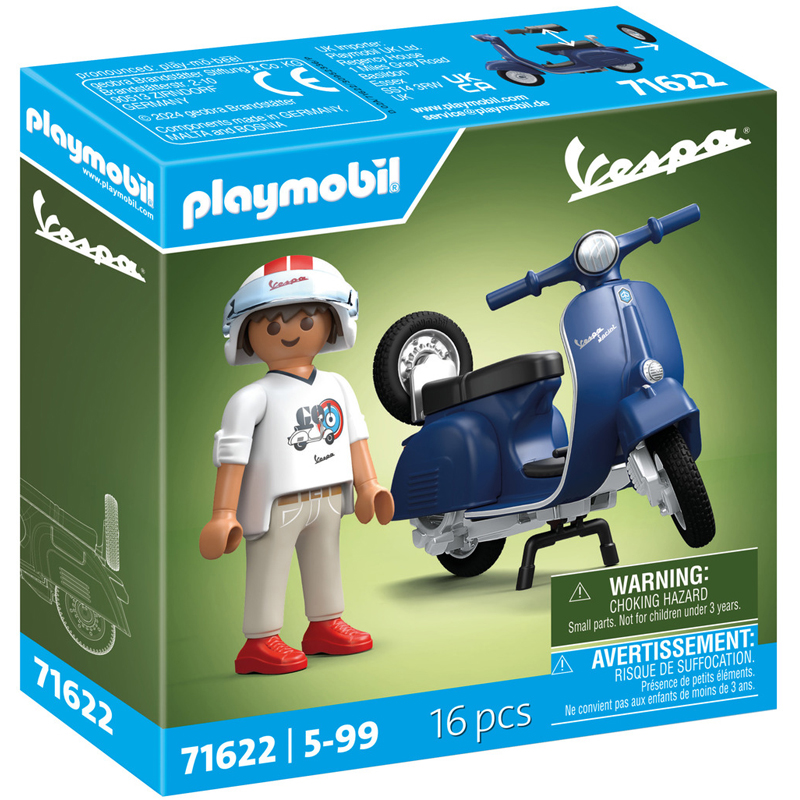 Playmobil Vespa 71622 - 150 sprint bleu 1969