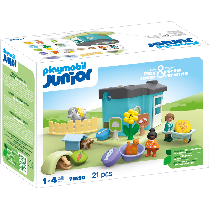 Playmobil Junior 71690 - Maison des animaux