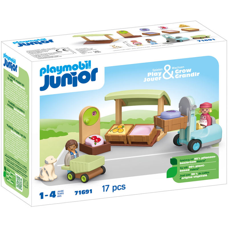 Playmobil Junior 71691 - Etal fruits + legum bio