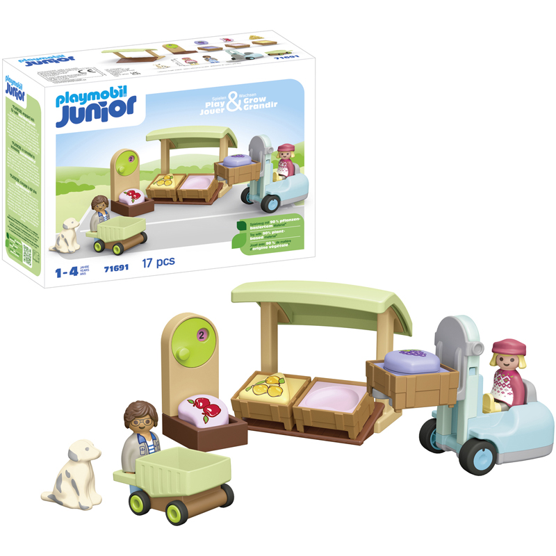 Playmobil Junior 71691 - Etal fruits + legum bio