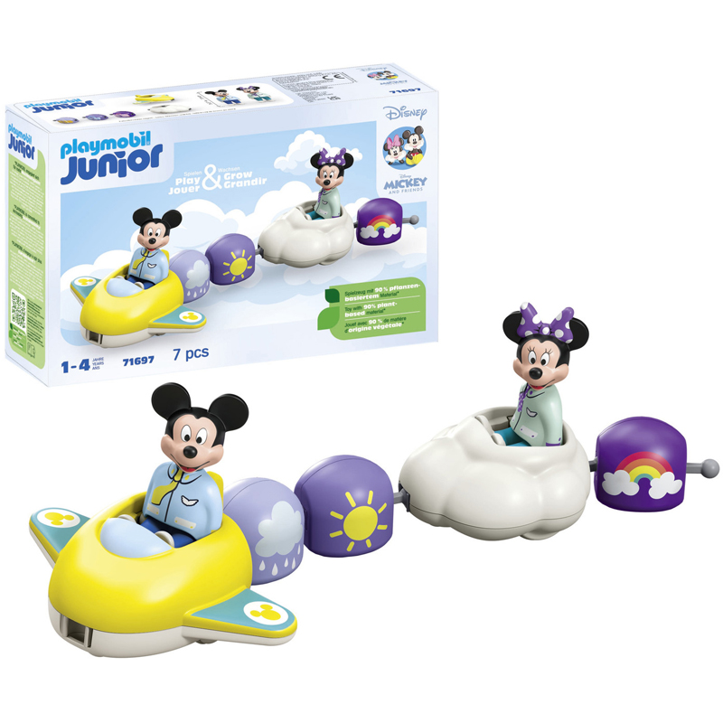 Playmobil Junior 71697 - Train nuages mickey
