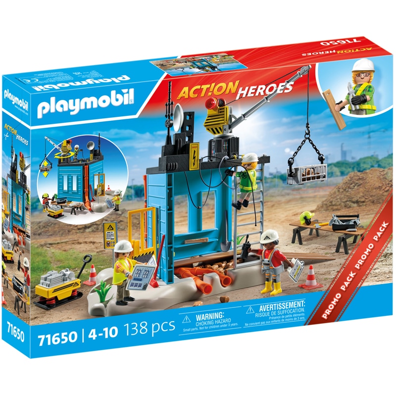 Playmobil Action Heroes 71650 - Ouvriers et chantier