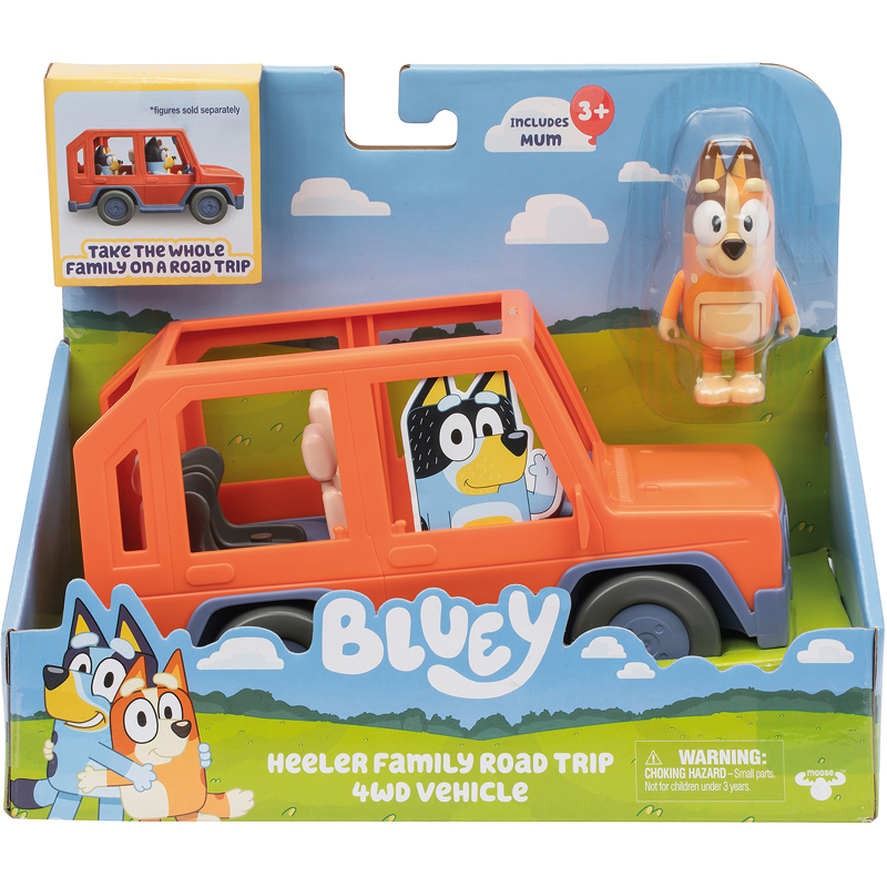 Véhicule road trip Bluey