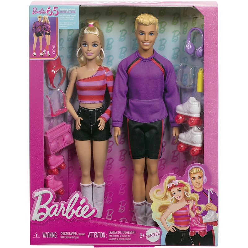 Coffret roller ken et Barbie