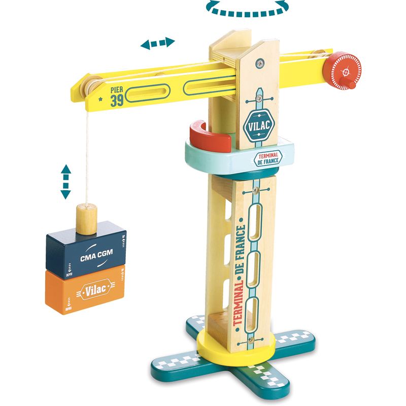 Grue docker 34 cm + accessoire