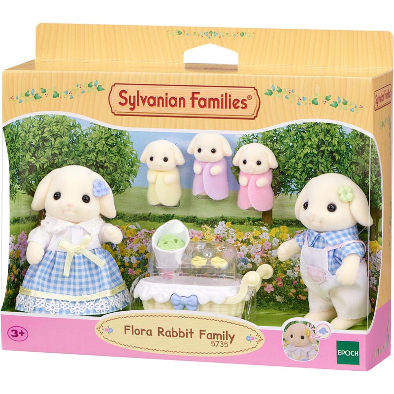 Famille lapin belier Sylvanian