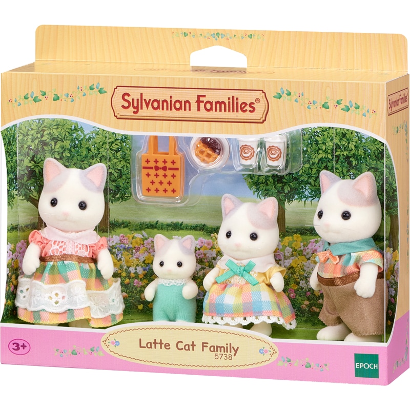 Famille chat latte Sylvanian