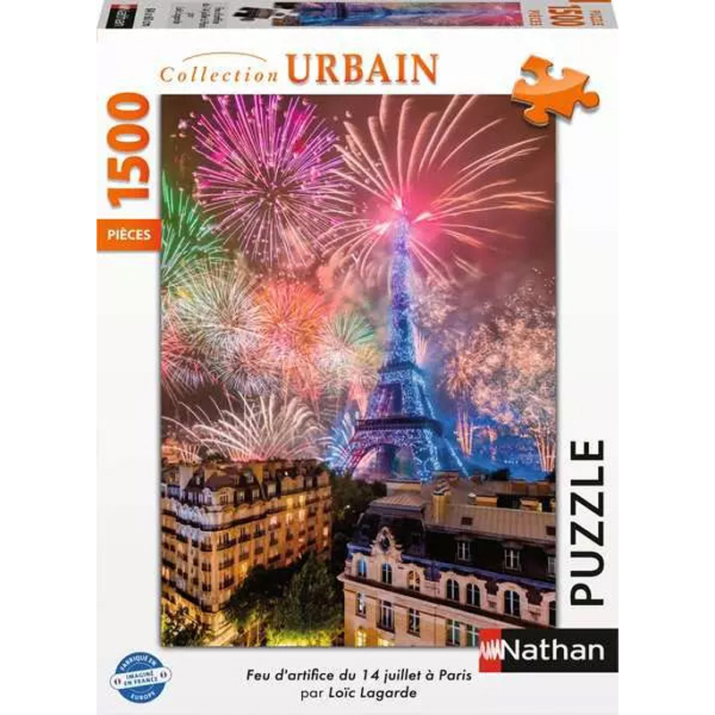 Puzzle 1500 pièces artifice Paris