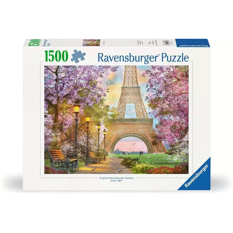 Puzzle 1500 pièces amour Paris