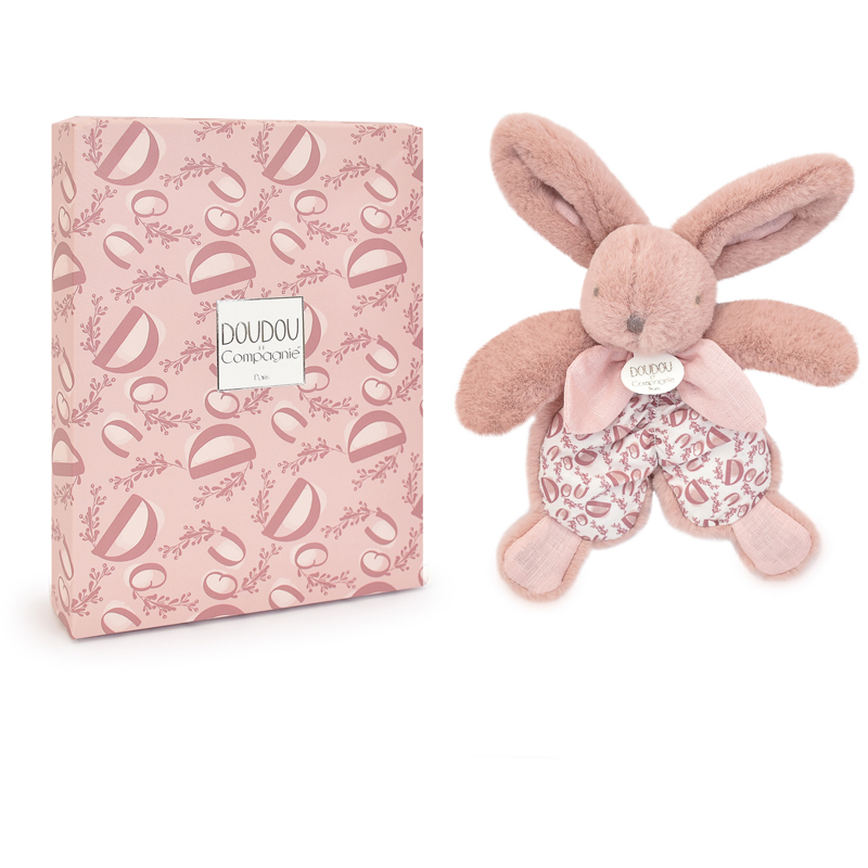 Doudou pm lapin rose