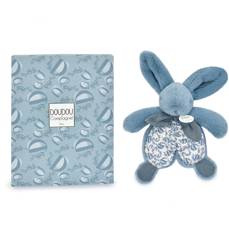 Doudou pm lapin bleu