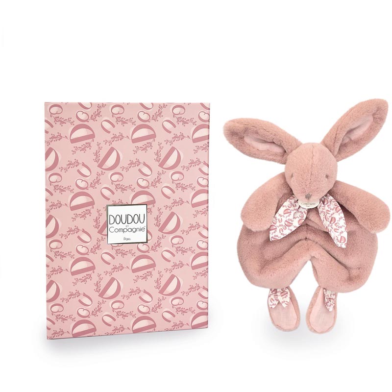 Doudou lapin rose