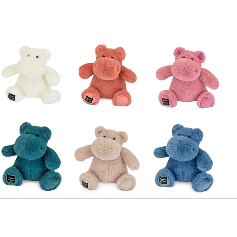 Peluche 18 cm hippo douc assorti