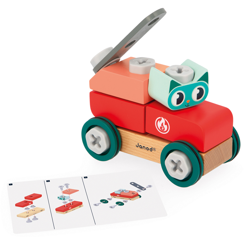 Voiture chat bricokids