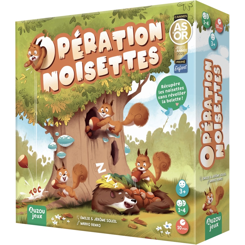 Jeu opération noisettes