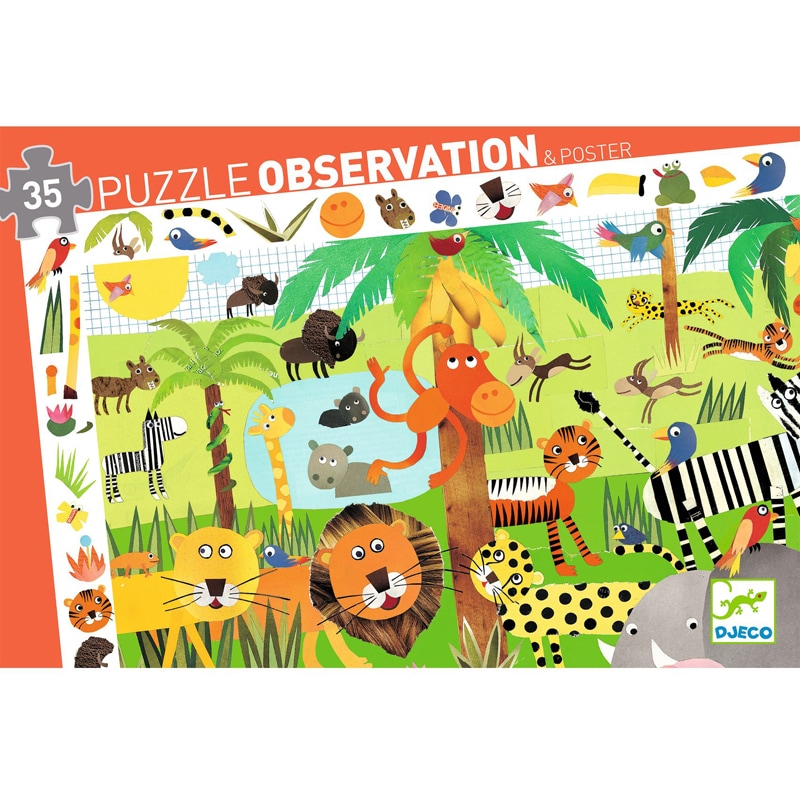 Puzzle 35 pièces jungle