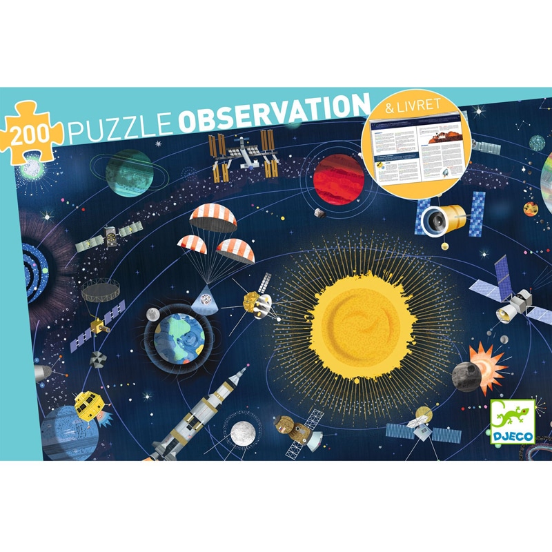 Puzzle 200 pièces espace