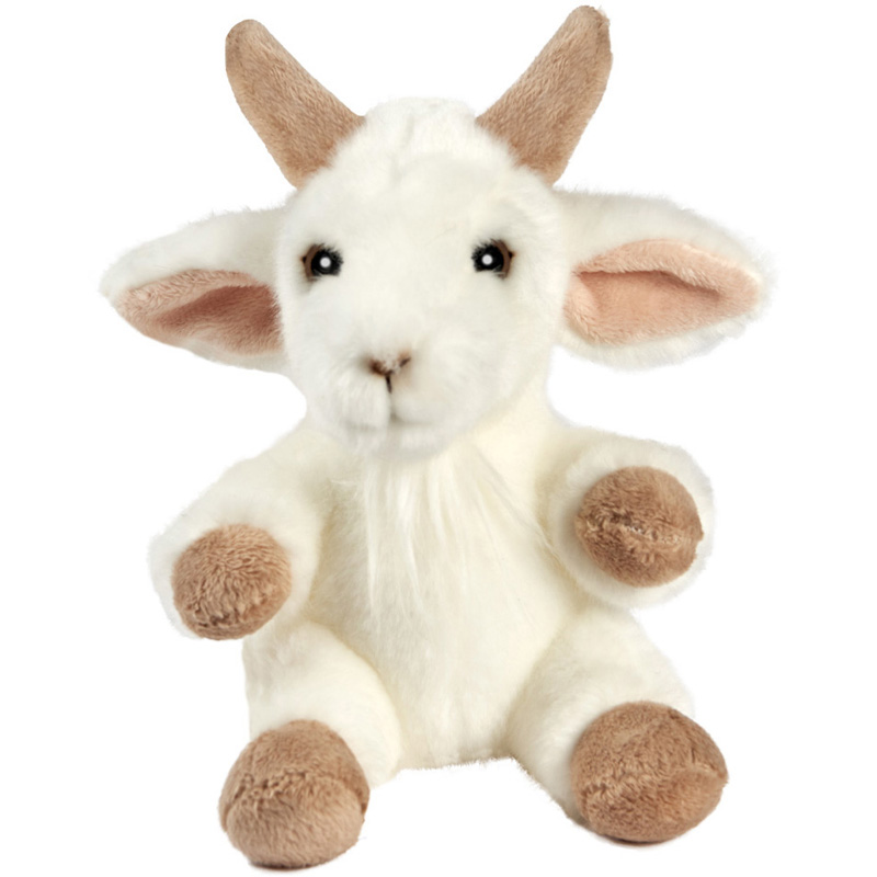 Peluche 17 cm chevre