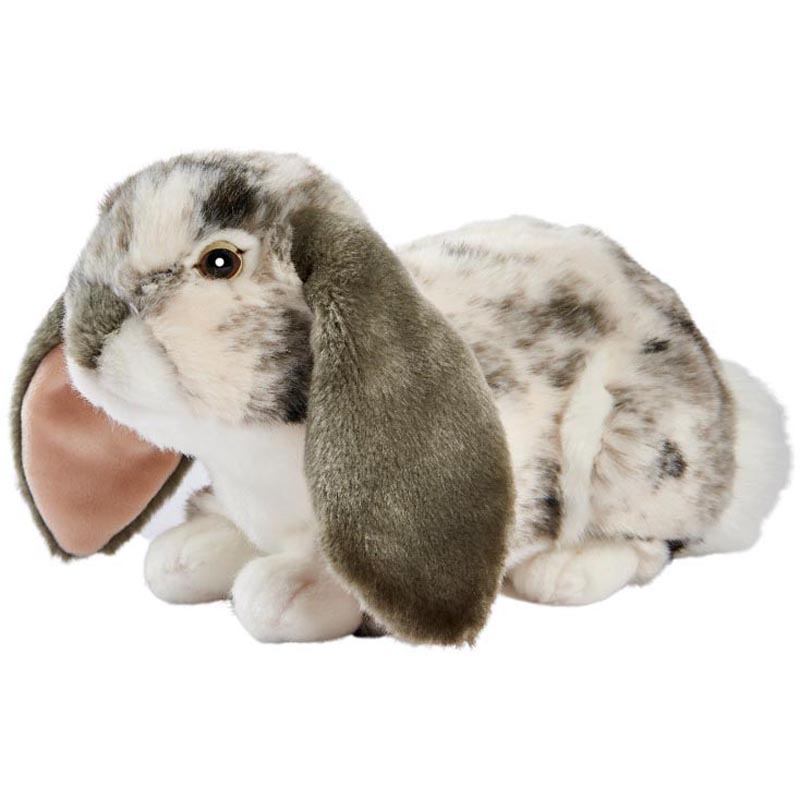 Peluche 30 cm lapin belier