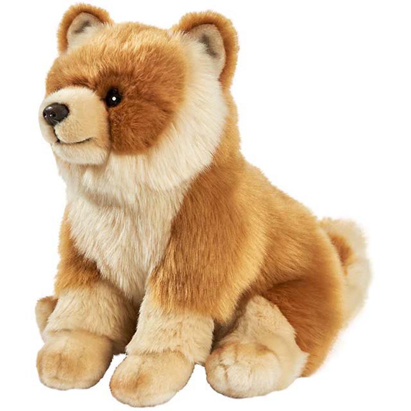 Peluche 30 cm loulou pomeranie