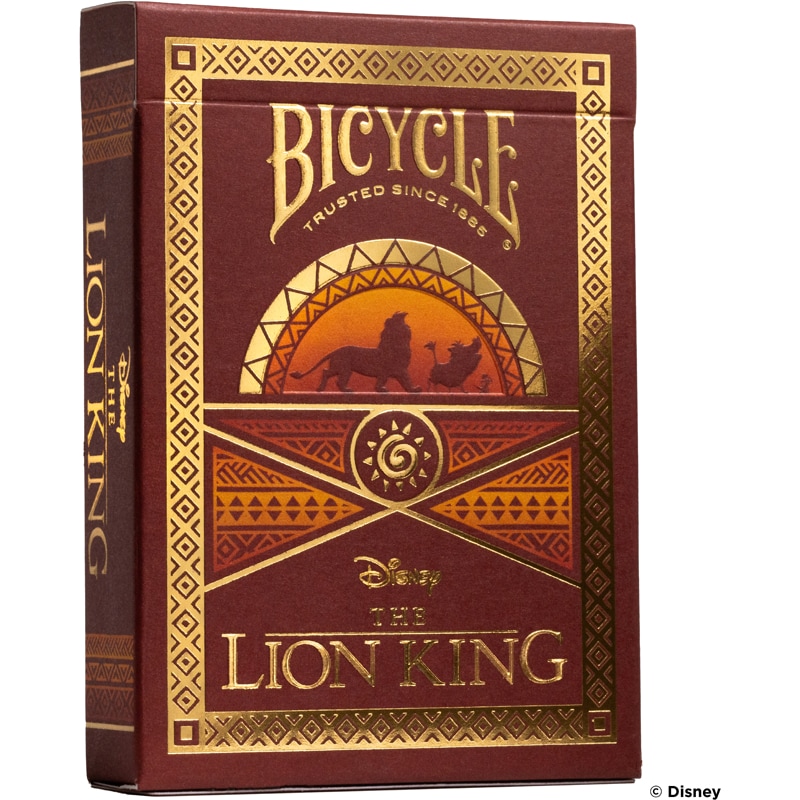 Jeu 54 cartes roi lion