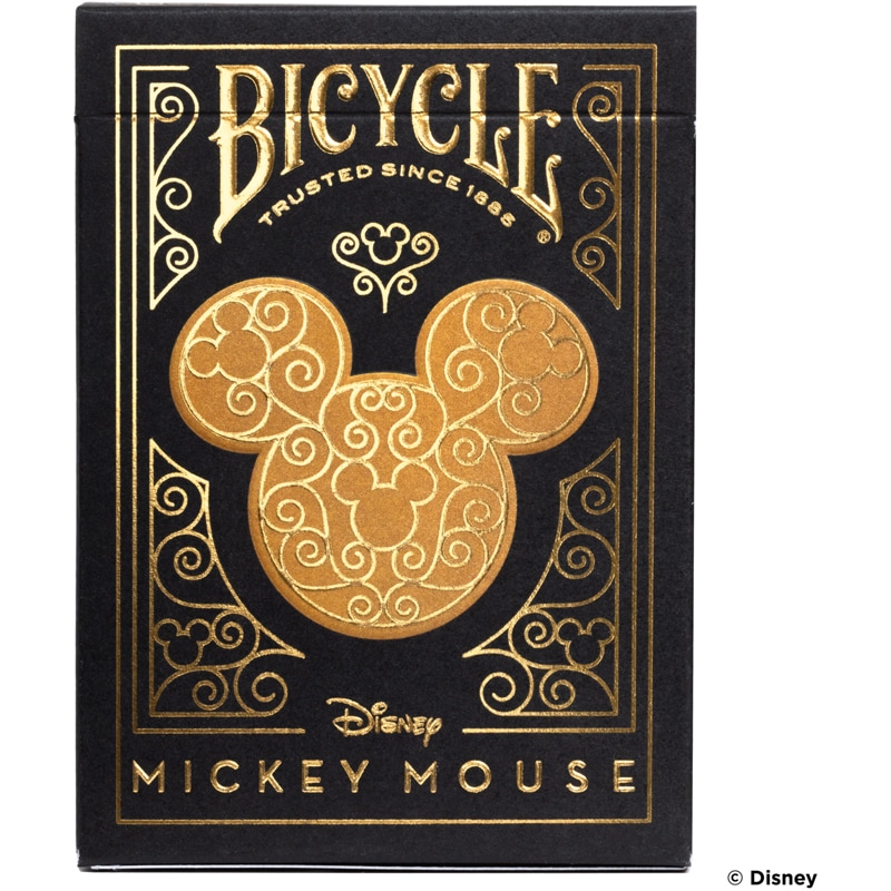 Jeu 54 cartes mickey or