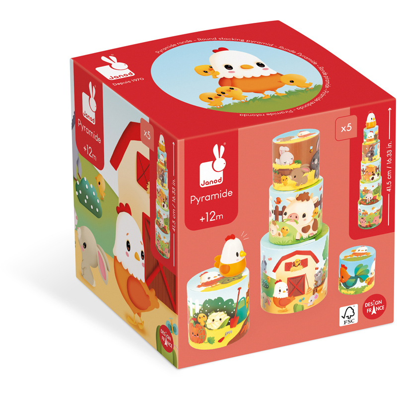 Pyramide ferme poule