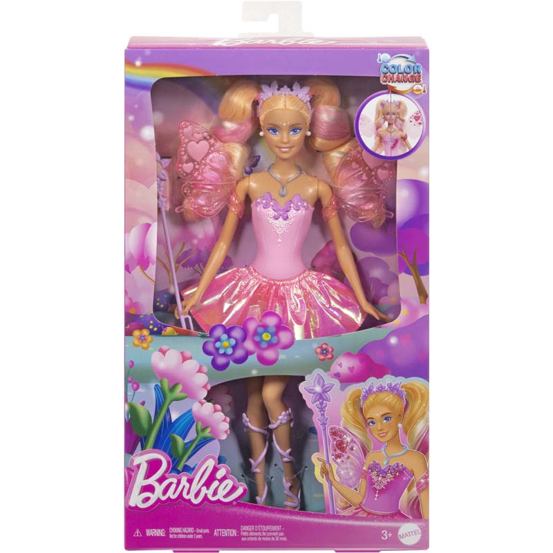 Poupée fée couleurs magiq Barbie