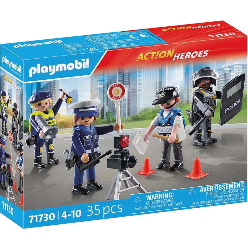 Playmobil Action Heroes 71730 - Set metiers de la police