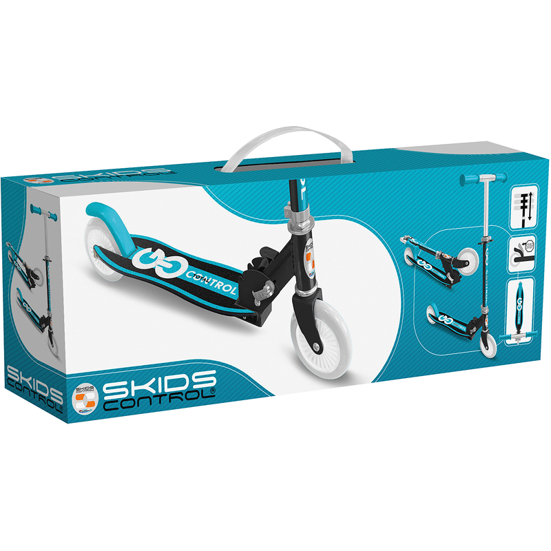 Trottinette pliable bleue
