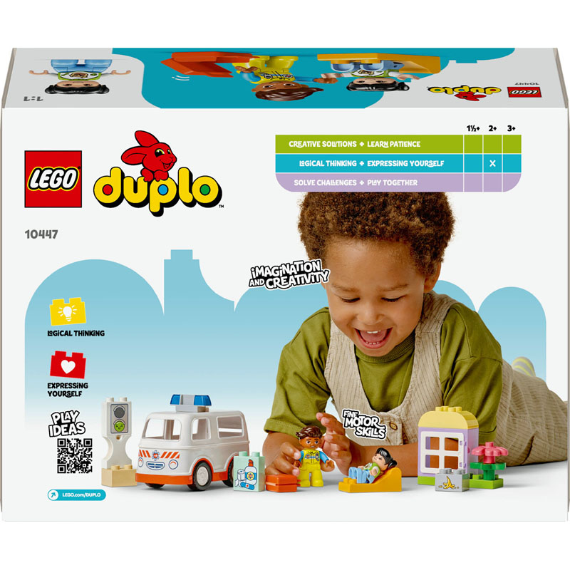 Lego 10447 - L ambulance + chauffeur - Lego Duplo