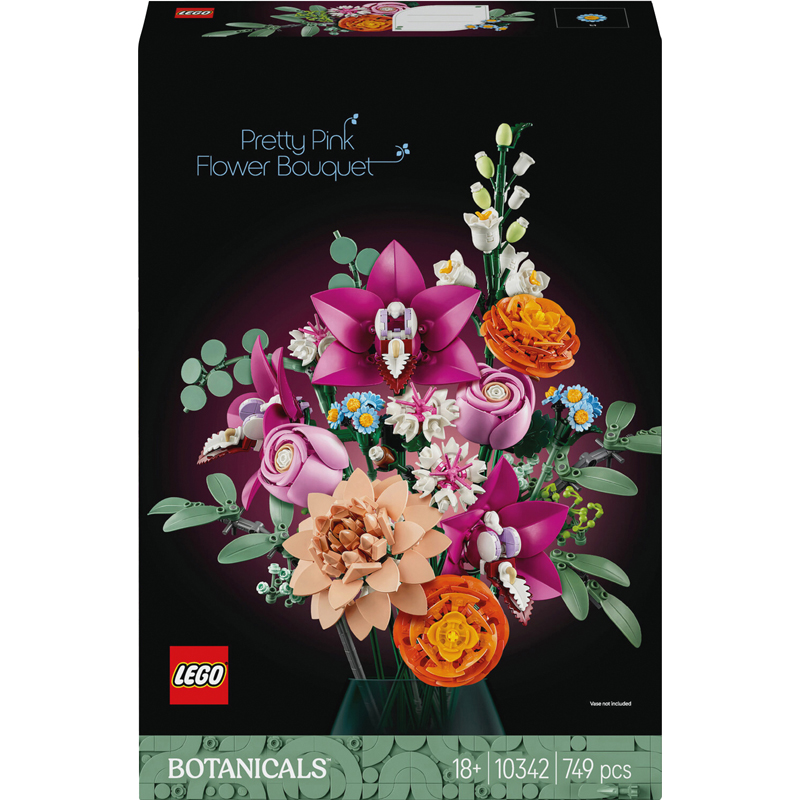 Lego 10342 - Joli bouq fleurs roses botanic - Lego Botanique