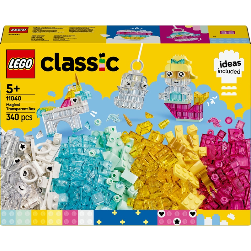 Lego 11040 - 340 briqs transparent - Lego Classique