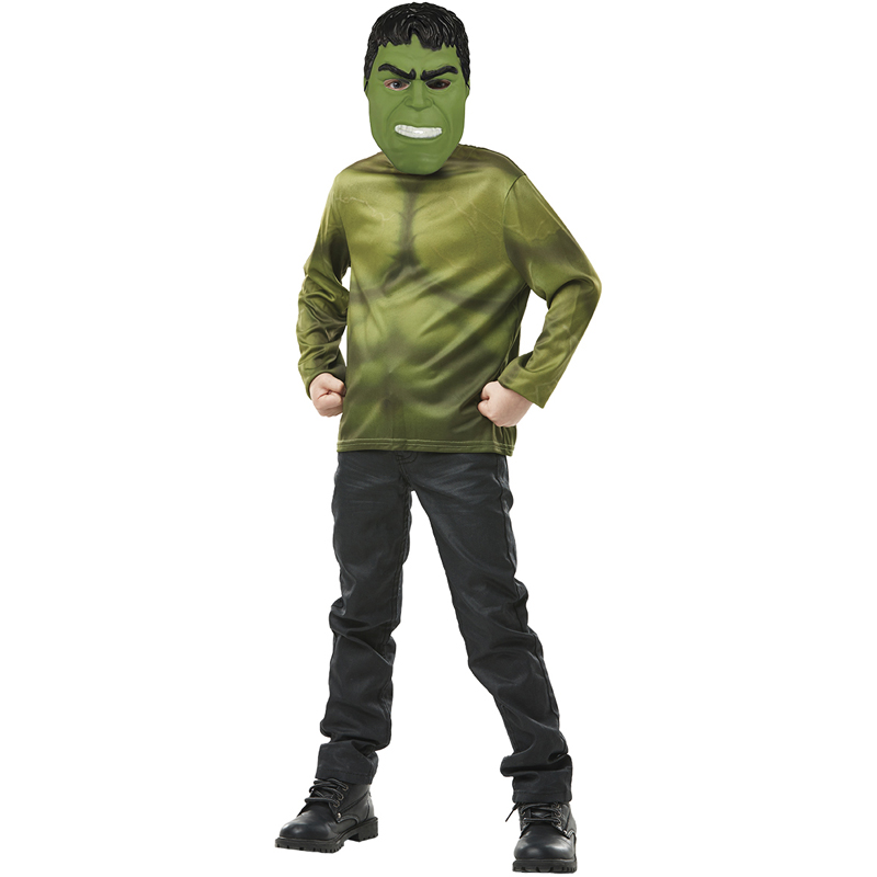 Top + masque Hulk
