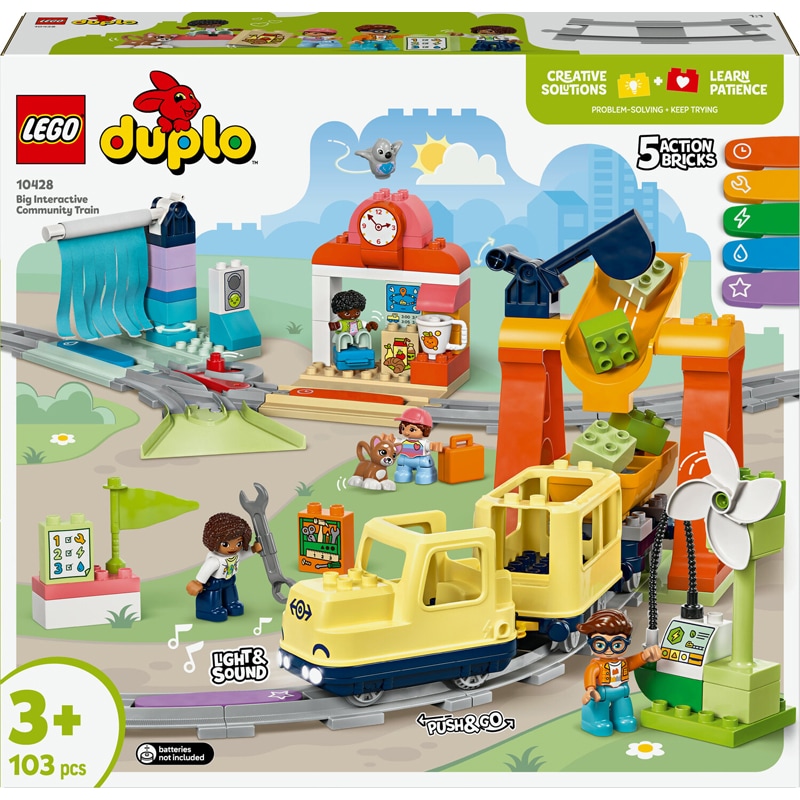 Lego 10428 - Grand train interactif - Lego Duplo