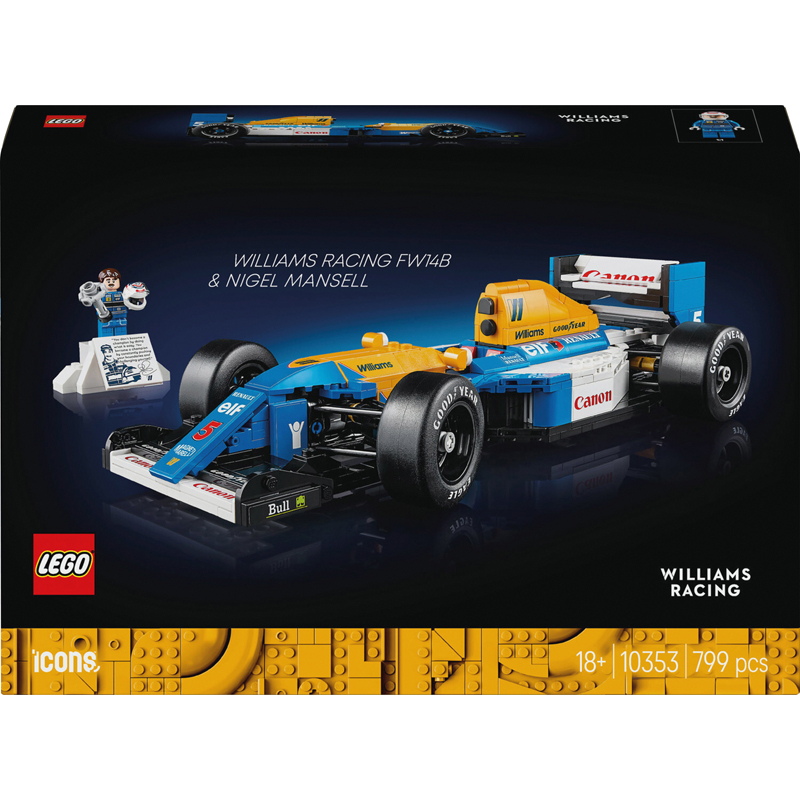 Lego 10353 - Véhicule f1 williams +mansell f - Lego Formula One