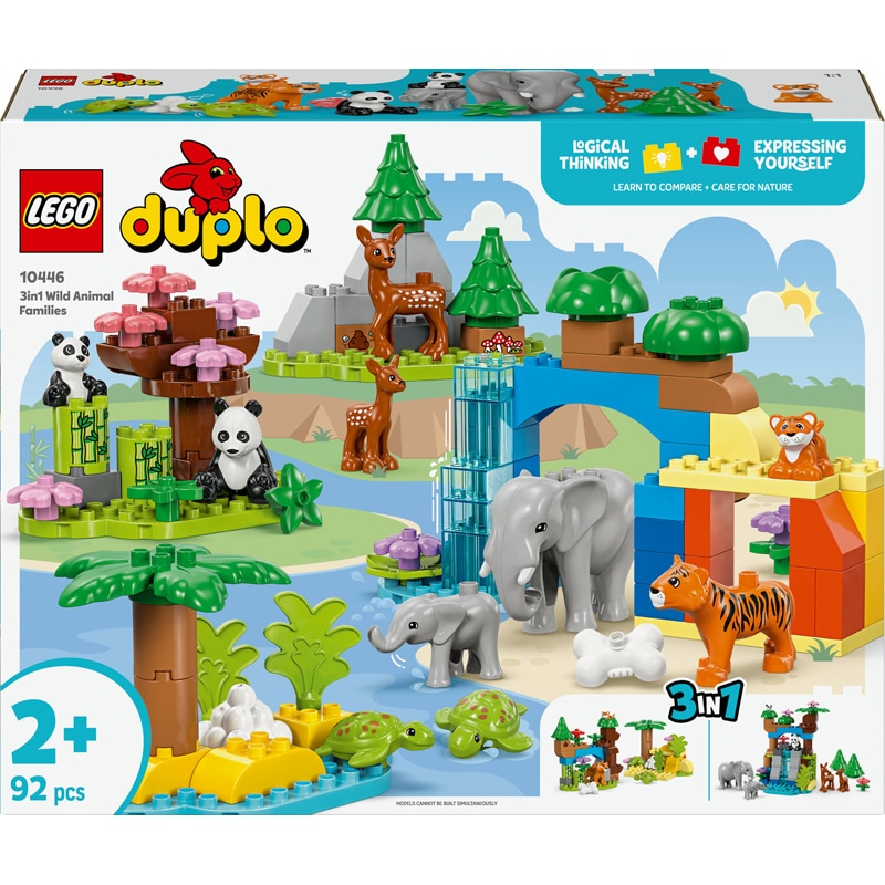 Lego 10446 - Famille animx sauvg 3en1 - Lego Duplo
