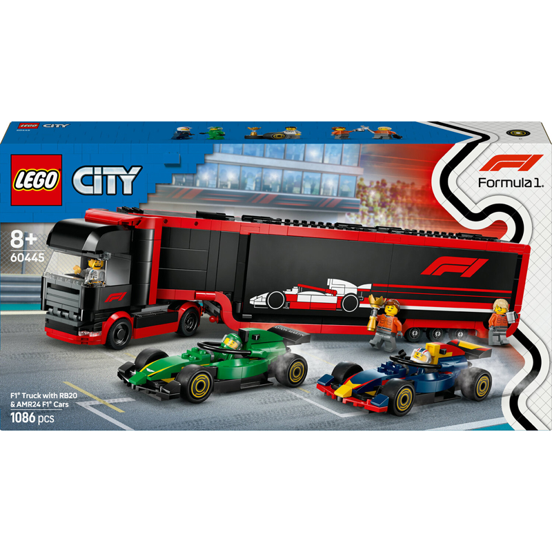 Lego 60445 - Camion +veh sf1 City 2 f - Lego Formula One