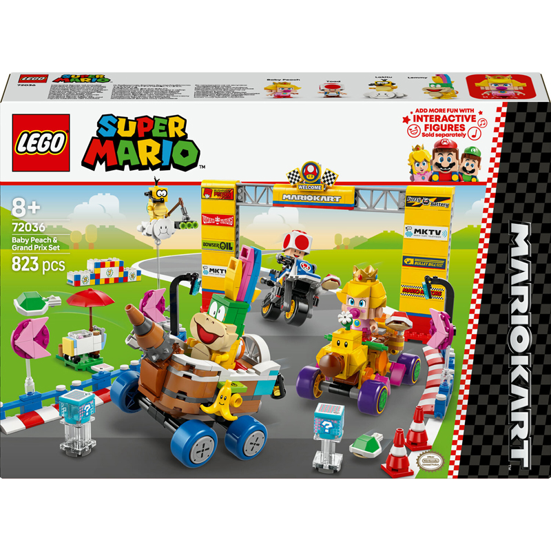 Lego 72036 - Bébé peach + ensemble grand prix - Lego Mario Bros