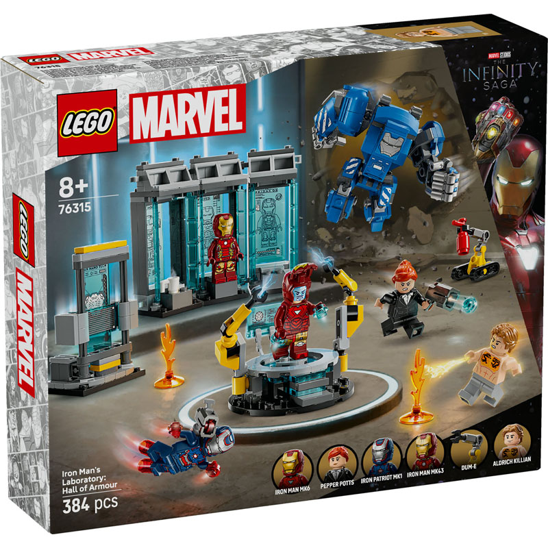 Lego 76315 - Labo la salle des armures - Lego Dis Iron Man